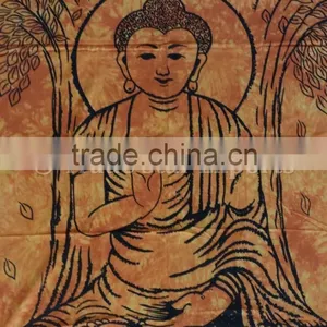 Hippie Buddha Tapestry thumbnail-1