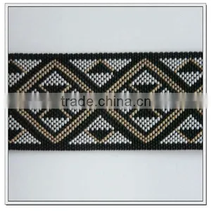 1 1/2 Inch pp Jacquard Decorative Webbing 1.5" Jacquard Webbing for Fashion Belt thumbnail-1