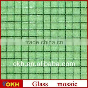 DSCF0013 Gold Leaf Mosaic Tile Glass thumbnail-1
