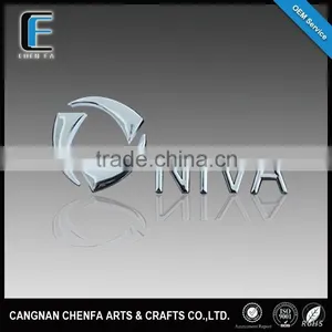 Custom High Quality 3d ABS Plastic Auto Grill Logo Badge Chrome Car Emblem thumbnail-1