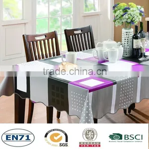 Beautiful Design Pvc Coated Cotton Tablecloths thumbnail-4