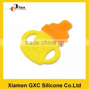 Promotional Lovely Safe Silicone Baby Teether Toy thumbnail-2