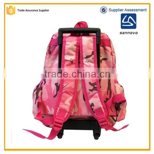 China Wholesale Stylish Cute Customized Camo Kids Trolley School Bag Supplier's Choice thumbnail-3