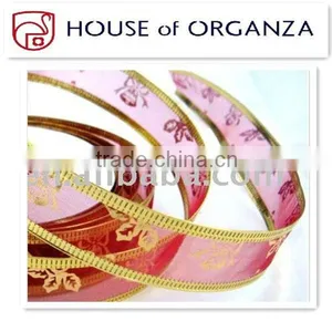 Christmas Organza Wired Ribbon thumbnail-1