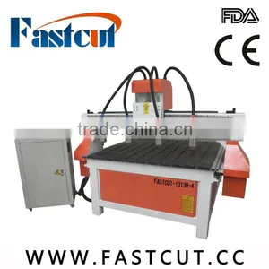 Multi- Head Engraving Machine With Processing Pvc Board FASTCUT-1313B-4 thumbnail-1