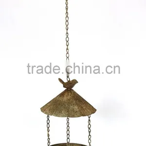 Rustic Garden Iron Bird Feeder Wholesale for Hanging thumbnail-1