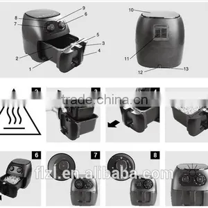 As Seen as on TV Air Fryer Without Oil & Oil Free Fryer & 2015 AirFryer thumbnail-2