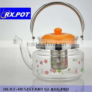 1500ml/2200ml/2600ml/3000mlHot Selling Useful Promotional Gift Customized Heat Resistant Borosilicate Glass Tea&coffee Pot thumbnail-5