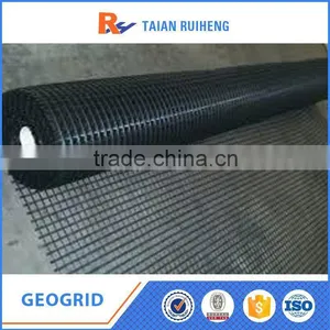 Asphalt Reinforcement Fiberglass Geogrid 30-30KN/m thumbnail-6