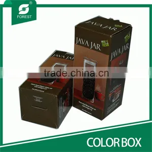 CORRUGATED PAPER COLOR BOX FOR COFFEE BIN thumbnail-6