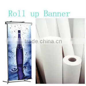 China Manufacturer Super Heavy Inkjet Banner Roll for Display Inkjet Media thumbnail-1