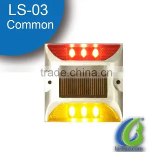 Factory Outlet Aluminum Double Side LED Luminous Colorful Solar Stud thumbnail-2