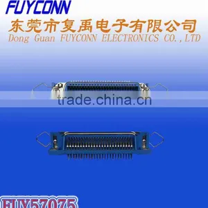 Centronics Champ PCB Mounting Right Angle Connector Female Receptacle With Bail Clip thumbnail-1