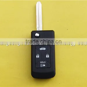 4 Buttons Car Key Remote Control Flip Case Shell for Toyota Camry thumbnail-2