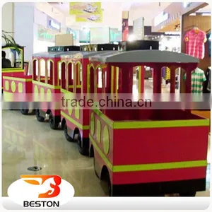 Great Fun Latest Outdoor Amusement Park Trackless Trains for Sale thumbnail-4