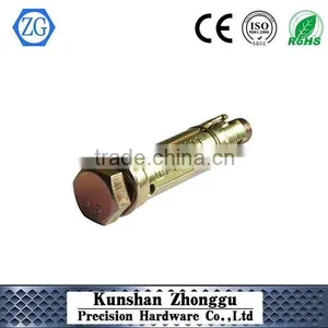 Sleeve Anchor With Hex Bolt Mild Carbon Steel Blue White Zinc M10*80 thumbnail-2