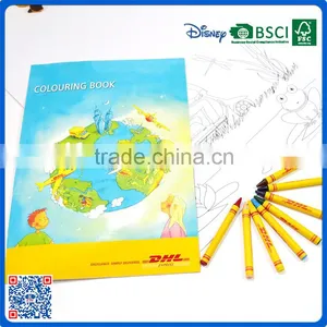 Custom Design Wholesale Unique Coloring Books Printable With Crayon Sets thumbnail-1