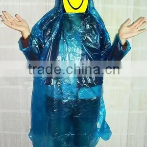 The Single Use Rainponchos Clear PE Dispsable Rain Ponchos thumbnail-1