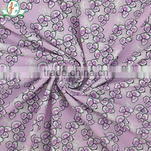 4 Way Stretch Printed Fabric Polyamide Elastane Pretty Flower Underwear Fabric Elastic Fashion Underwear Fabric thumbnail-1