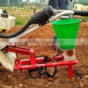 Little White Dragon 6.5HP Gasoline Cultivator and Planter Soybean Planter Corn Seed Planting Machine thumbnail-1