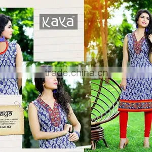COTTON ANARKALI MODEL KURTIS thumbnail-1
