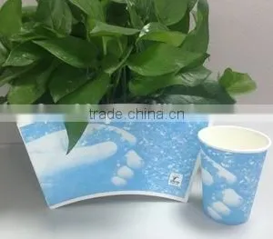 Sing pe Coated Disposable Paper Cup Sheet,paper Cup Fan thumbnail-5
