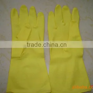 Yellow Household Rubber Gloves thumbnail-1