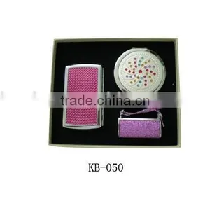 Gift Set of Lighter,cigarette Case and Mirror thumbnail-1