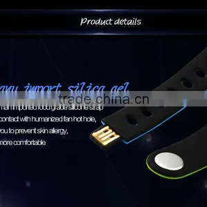 Waterproof Bluetooth Bracelet/Bluetooth Smart Wristband 2016 for Android thumbnail-3