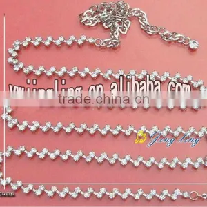 Fashion Wedding Rhinestone Fancy Belt thumbnail-1