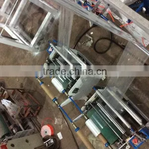T-shirt Bag Double Die Head Automatic Polythene Film Blowing Machine thumbnail-5