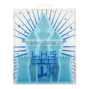 Non-toxic New Style Promotion Custom Castle Shape Silicone Ice Cube Tray thumbnail-5