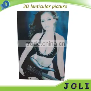 Promotion 3d Picture of Wall Tile, 3d Picture of Cartoon Girls thumbnail-2