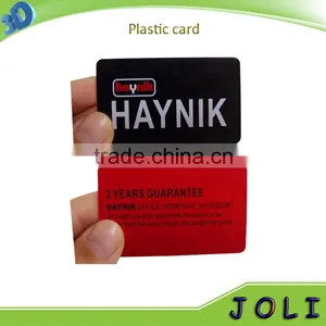 CMYK Printing Plastic Pvc Guarantee Card thumbnail-1