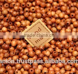 Olive Wood Round Beads 6mm thumbnail-2