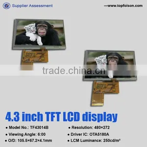 Competitive Price 4.3 Inch 480*272 TFT Lcd Moudle 24bit RGB Interface Touch Screen Panel Quality Choice thumbnail-3