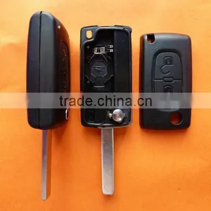 High Quality Citroen 307 2 Button Flip Remote Key Shell,citroen 3 Button Remote Key Blank,citroen c3 Remote Key Blank thumbnail-1