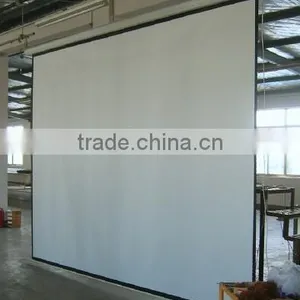 100"(16:9) Remote Electric Wall Mount Projector Screen thumbnail-2