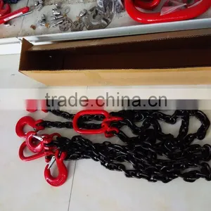Hot Selling G70 Galvanized Chain With Clevis or Eye Grab Hooks on Both End Tow Chain thumbnail-3