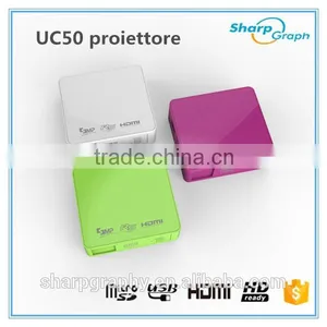 In Stock!!!UNIC Cheap and High Quality Mini DLP Short Focal HD Projector Micro USB Projectors for Laptop thumbnail-6