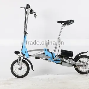 12 Inch Mini Aluminum Quick Floding Bike thumbnail-2