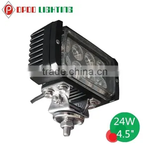 Top Quality 4.5" Rectangle Offroad 24W Led Work Light thumbnail-3