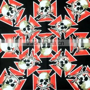 Red Skull Germ Cotton Multifunctional Bandana thumbnail-1