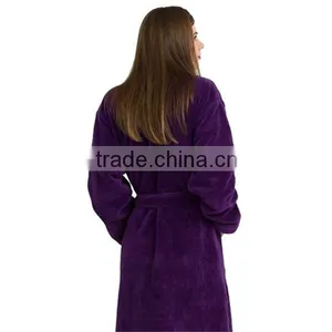 Microfiber Coral Fleece Bathrobe/Bathrobe/Microfiber Towel thumbnail-5