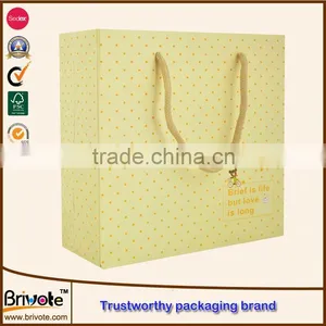 Orange Color Paper Bag/hot Stamping Paper Bag/bitumen Kraft Paper Bag thumbnail-1