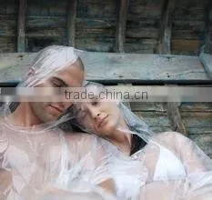 Transparent Promotion PE Poncho Raincoat thumbnail-1