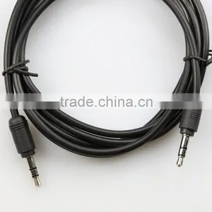 Colorful Black 3.5mm Audio Stereo Male to Male Cable/volume Control Audio Cable thumbnail-1