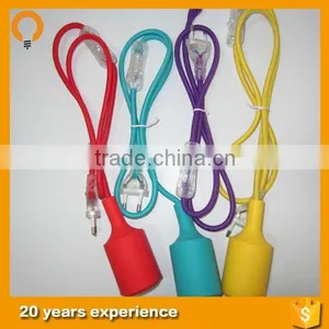 Plastic Wire Lamp Holder,switch,european Plug Adaptor European Plug Line thumbnail-2