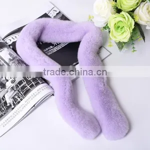 2016/2017 Mini Fur Scarf Women Small Size Scarf With Rex Rabbit Fur Fashion KZ160055 thumbnail-6