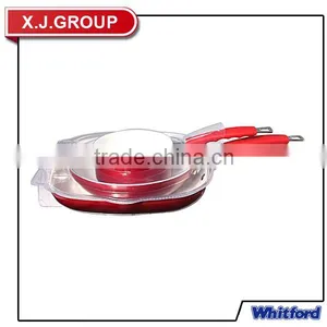 3pcs Ceramic Coating Fry Pan Sauce Pan Skillet Set XJ-12620 thumbnail-3